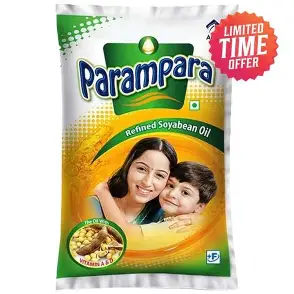 Parampara Refined Soyabean Oil (1LTR)